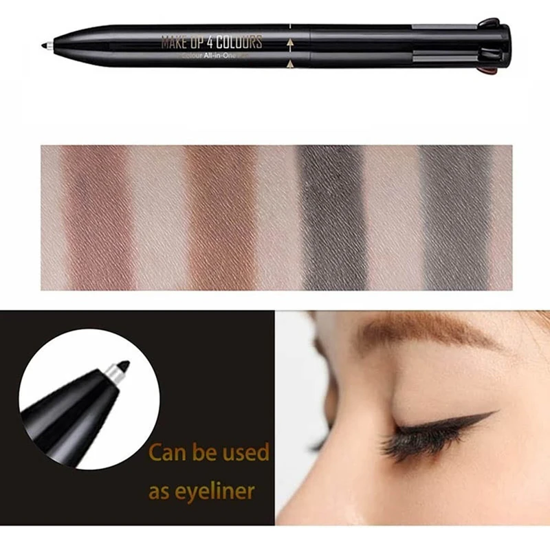 Цветной карандаш для бровей 4 в 1 стойкий Водостойкий Pro Defining контурная ручка Tat Brows