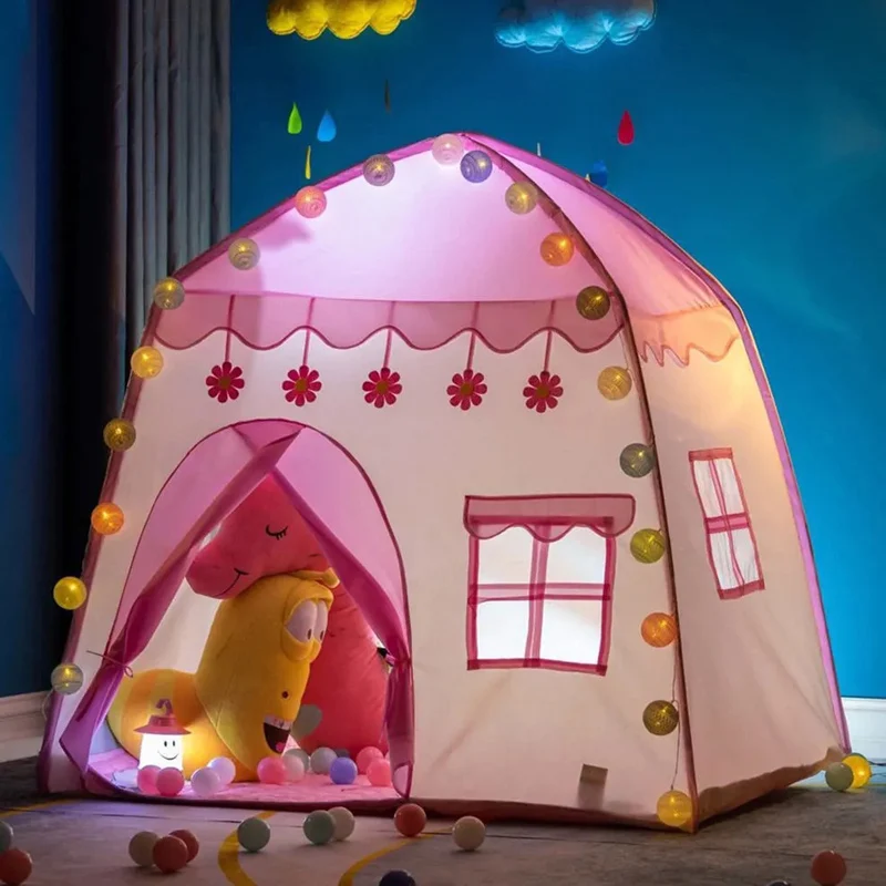 Складная палатка Wigwam 1 3 м для детей дома и улицы Замок принцессы складной домик