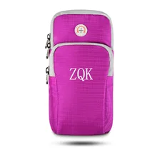 Стиль, нейлоновая двухслойная Повседневная сумка для бега для мужчин и женщин, сумка на руку,, модная сумка на руку для мобильного телефона от производителей