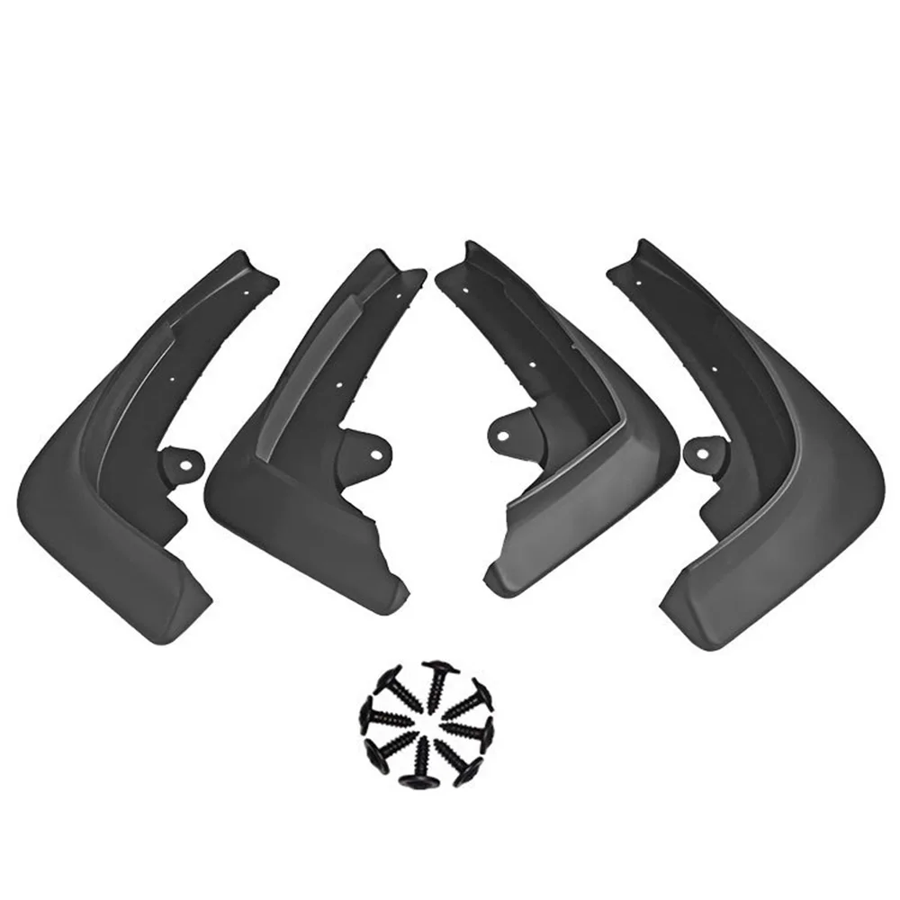 4 шт./компл. черный Крыло для Tesla модель X автомобиль Всплеск брызговики для замены