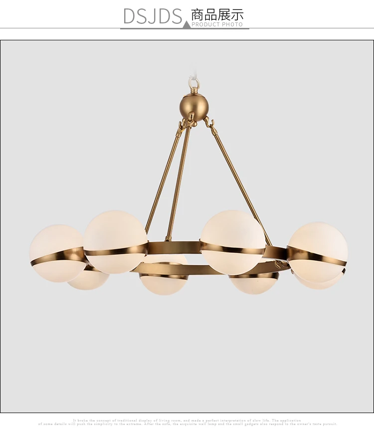 Bola de Vidro Luminária do Banheiro Lustres para Quarto Lâmpada Pendurada Lâmpadas Suspendues Nordic Decoração Casa Sala Estar 2 Luzes de pendentes