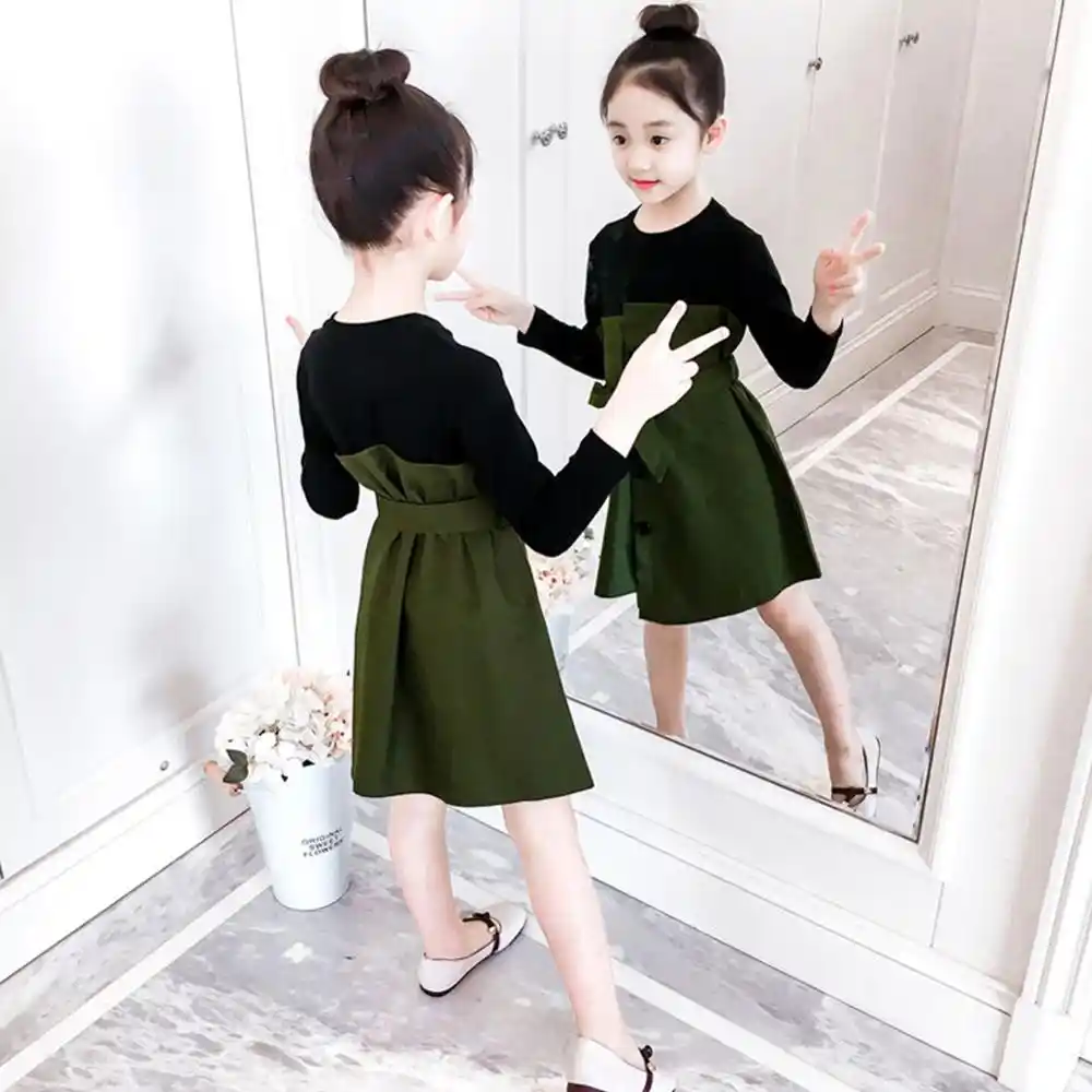 khaki party dress
