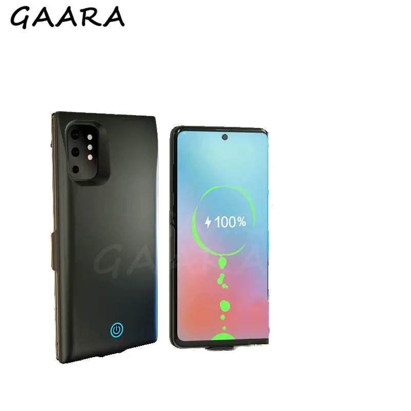 

7000mAh Battery Case for Samsung Galaxy Note 10 Pro High Capacity Black Power Bank Cases External Galaxy Note 10 Charging fundas