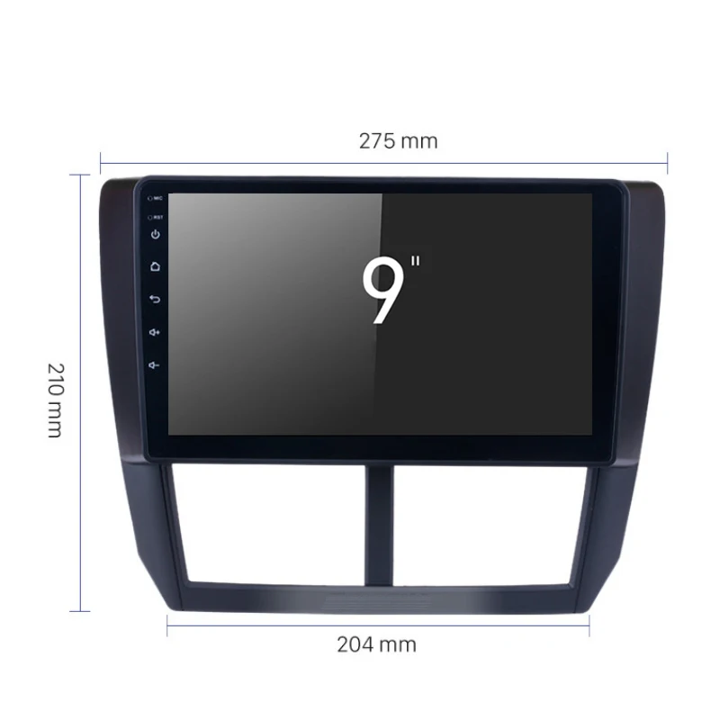 Top 9 Inch 2din Android 8.1 Car Radio For 2008 2009 2010 2011 2012 Subaru Forester GPS Audio Head Unit Multimedia Player 0