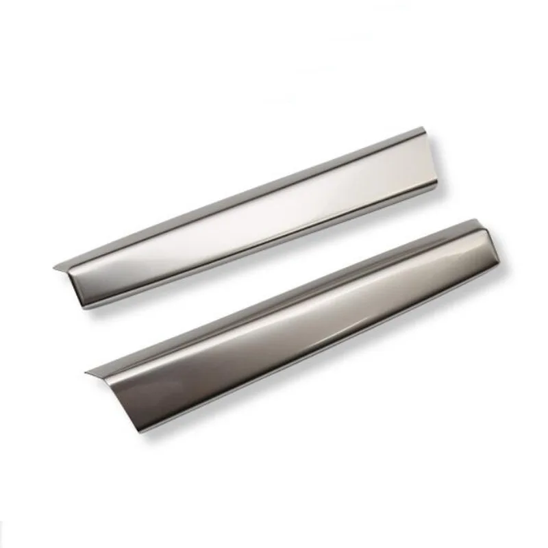 for V60 silver Tonlinker внутренняя коробка для хранения в центре рядом с крышкой Наклейка для Volvo XC60/S60/V60-19 автомобильный Стайлинг 2 шт металлическая крышка наклейка - Название цвета: for V60 silver