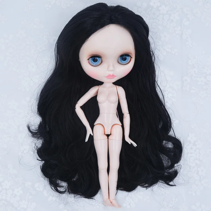 Набор для свободные руки, кукла Blyth, Заказная, NBL блестящее лицо, 1/6 BJD, шарнирная кукла на заказ, куклы Blyth для девочки, подарок для коллекции - Цвет: YM19