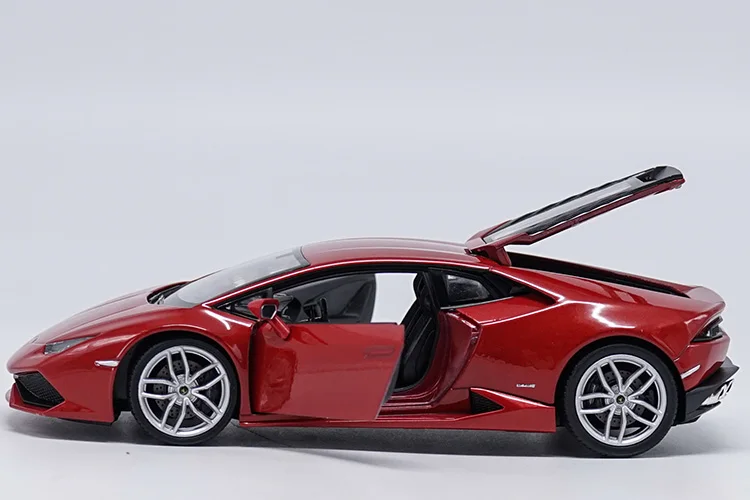 Welly 1/24 1:24 Lamborghini Huracan LP610-4 спортивный гоночный автомобиль Транспортное средство литье под давлением дисплей Модель игрушки на день рождения для детей мальчиков и девочек