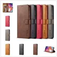 Кожаный чехол для samsung A10 A20 A30 A40 A50 A60 A70 Galaxy M10 M20 M30 Роскошный чехол-портмоне с откидной крышкой Coque Бизнес процессором обработки изображений samsung PU Чехол