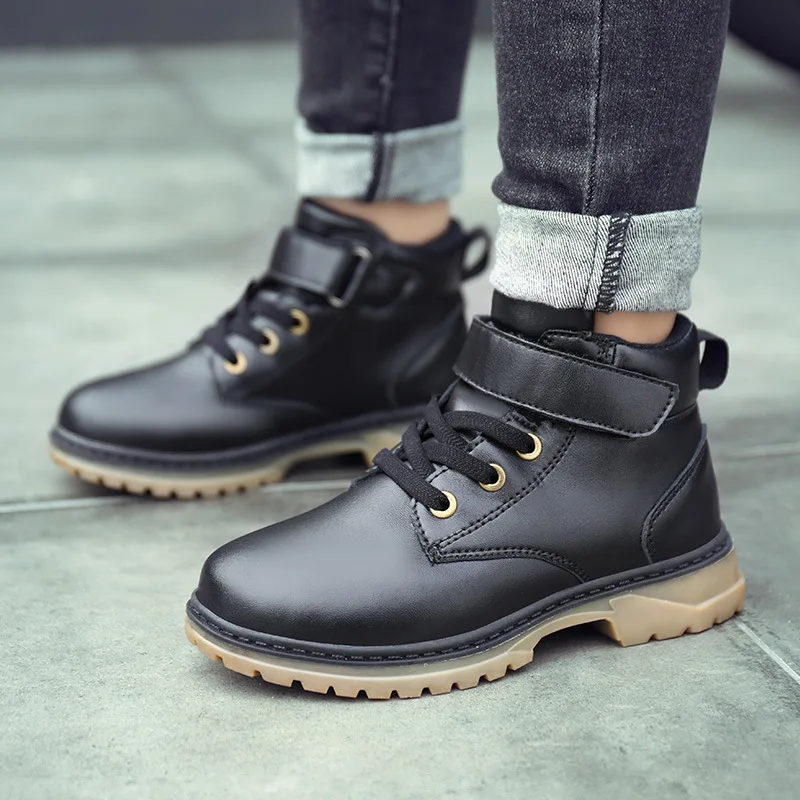

New Style Boys' Boots 2019 Autumn CHILDREN'S Martin Boots Single Boots Boy Korean-style Fashion Short Boots Students GIRL'S Shoe