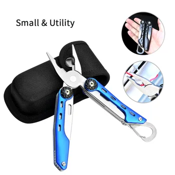

Stainless Steel Pliers Multitool Wire Cutter Crimping Pliers Multifunctional Tool With Belt Hook Survival Tactical Multi Knife