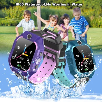 

E12 Hight quality GPS Kids Watch LBS Location SOS Remote Watches Smart Mobile Phone App Bracelet Silicone Wristband