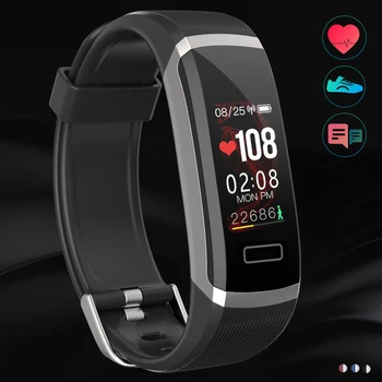 

Aelusto GT101 Smart Band Fitness Tracker Heart Rate Sport Blood Pressure Monitor Bluetooth Smart Watch for Men Women Kids Gift
