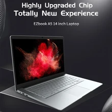Jumper EZbook A5 14 дюймов ноутбук 1080P FHD Intel Cherry Trail Z8350 четырехъядерный ноутбук 1,44 ГГц Windows 10 4 Гб LPDDR3 64 Гб EMMC EU