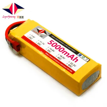 

14.8V 5000mAh 25C 30C 35C 40C 60C 4S Lipo Battery For RC Boat Car Truck Drone Helicopter Quadcopter