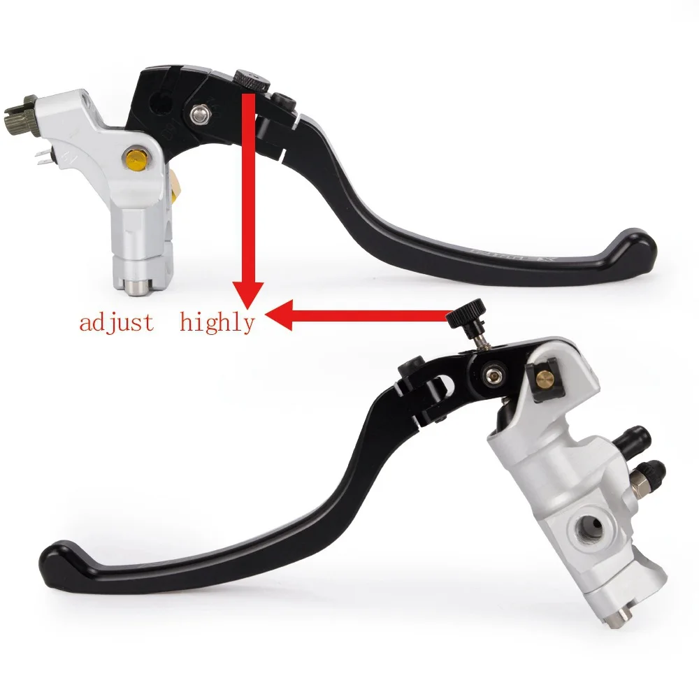Universal Motorcycle Modified Brake Clutch Upper Pump 16X16 Hydraulic Pump + Clutch Motorcycle Hydraulic Accessories