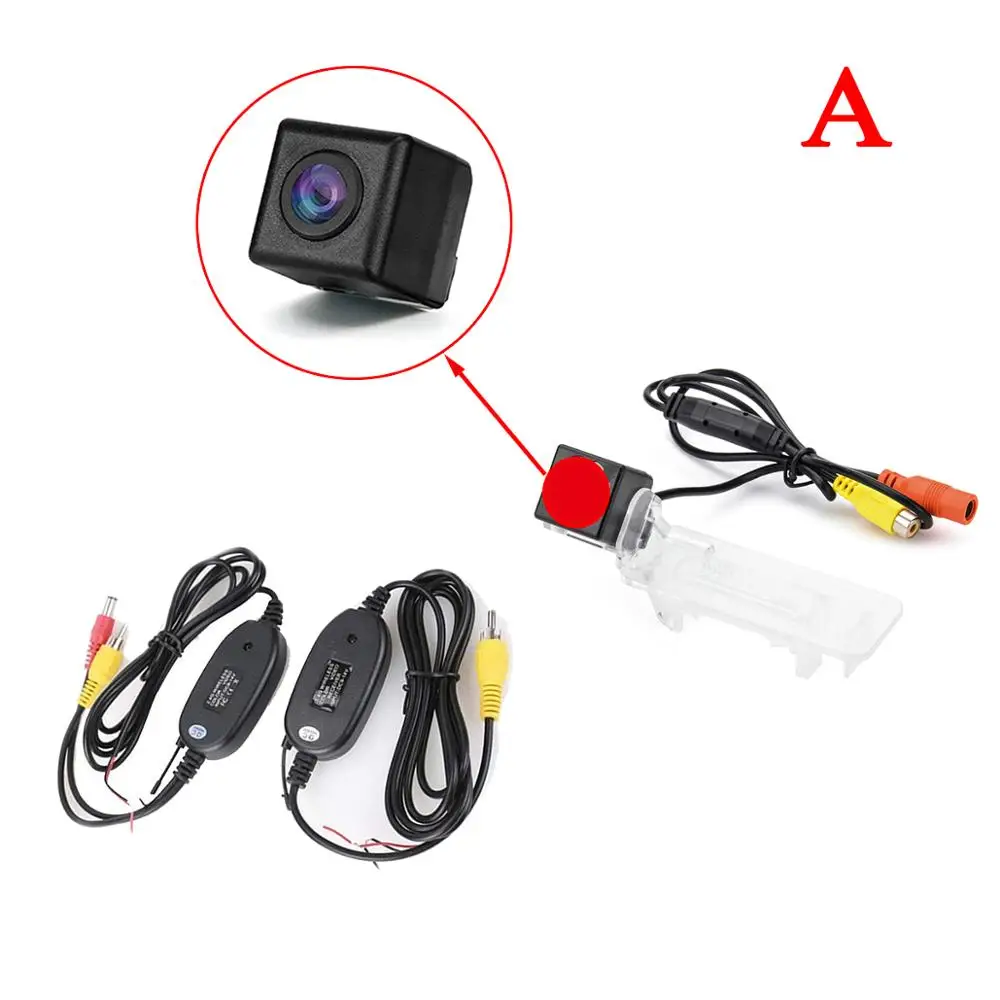 Автомобильный монитор+ 2,4G беспроводной CCD и светодиодный регулируемый угол камеры заднего вида для Mercedes Benz Smart City-Coupe Fortwo ED - Название цвета: HD Camera