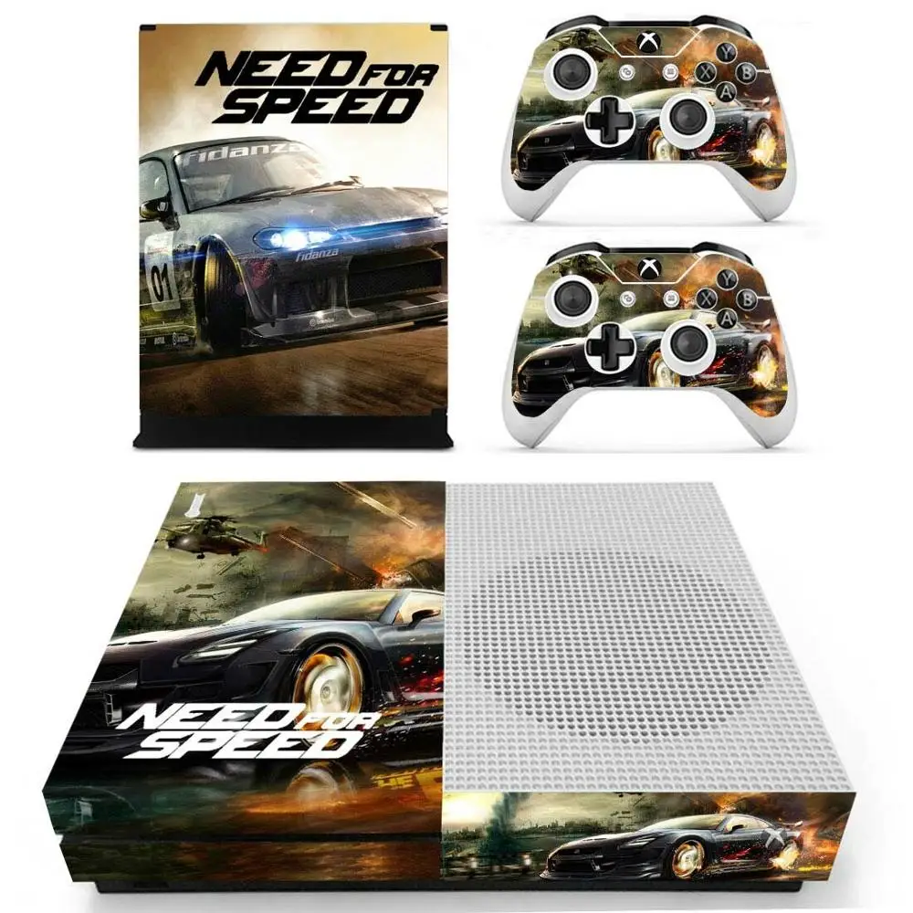 YS-xboxoneS-1439 Наклейка Need for speed Skin для консоли Xbox One S и Kinect и контроллеров для Xbox One Slim Skins sticker s - Цвет: YS-xboxoneS-1439