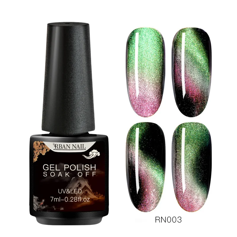 S05089 RBAN NAIL 7 мл 5D Хамелеон для использования с магнитом гель лак для ногтей 8 цветов УФ светодиодный гель лак для ногтей нужен магнит палочка Полупостоянный гель для ногтей - Цвет: S05089