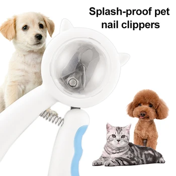 

Pet Nail Clippers Professional With File Effective Anti-Splash Cat Nail Clippers Dog Nail Grinder Safety Nail Scissors _