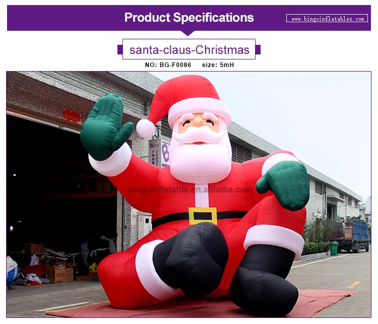 BG-F0086-santa-claus-Christmas-bingoinflatables_01