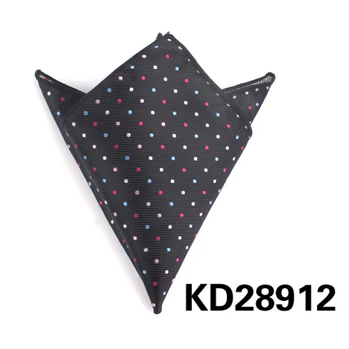 KD28912 Карманный платок для костюма для мужчин и женщин в горошек полотенце для сундуков носовые платки для джентльменов мужские костюмы платок Карманный полотенце - Цвет: KD28912