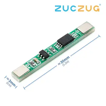 

1S 3.7V 3A li-ion BMS PCM battery protection board pcm for 18650 lithium ion li battery