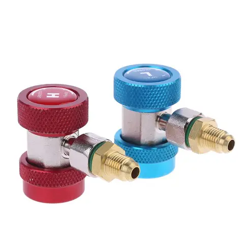 R134A H / L Adapters Quick Coupling Air Conditioner Coolant Adjustable New