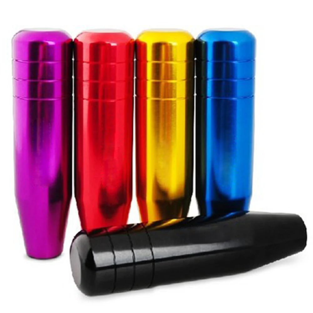 

Connected Stalls Universal Car Refit Auto Aluminum Alloy Manual Gear Stick Long Aluminum Alloy Modified Gear Shift Head 13cm