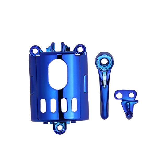 Set DIY Modified Shell For 8148 Electric Hair Clipper Accessories Barber Hair Trimmer Case Motor Cover Switch 4color wireless 3pce Blue