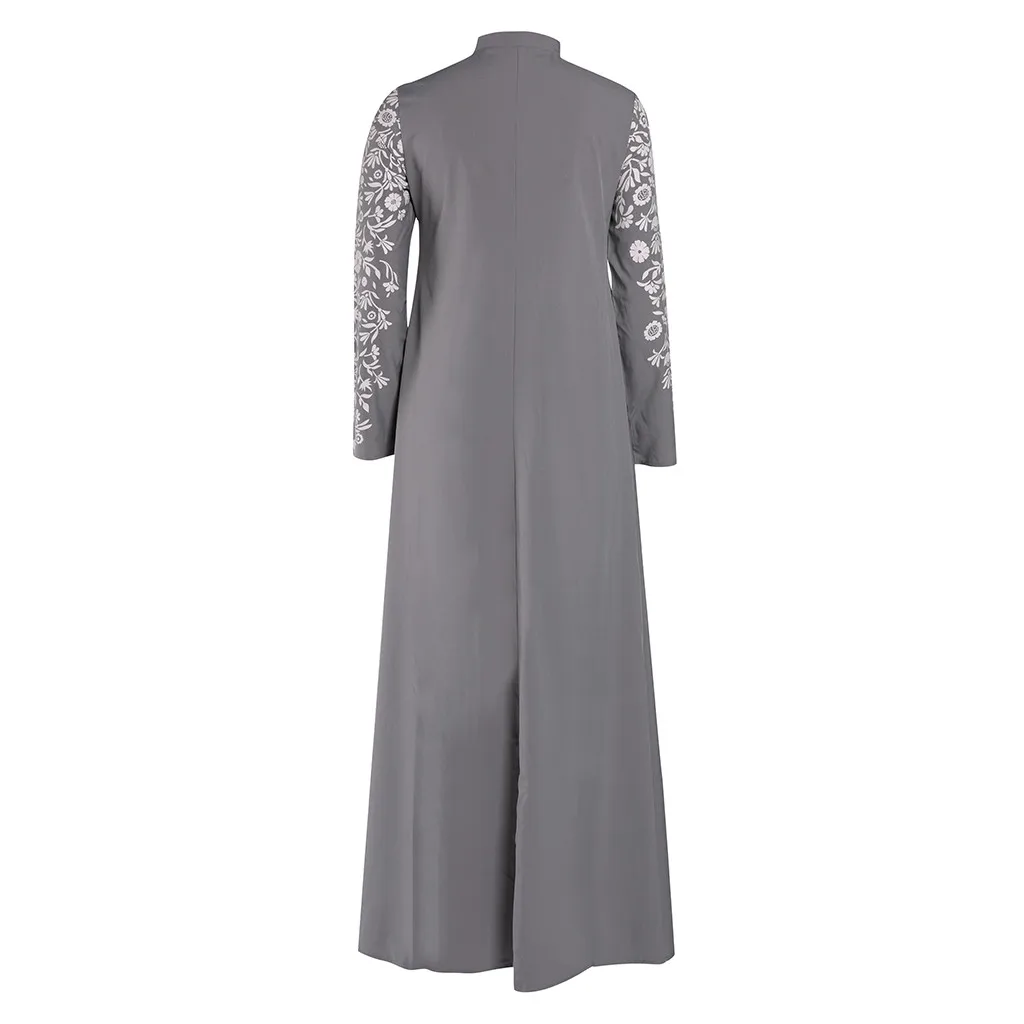 MISSOMO Vestidos Women Muslim Dress Kaftan Arab Jilbab Abaya Islamic Lace Stitching Maxi Dress girl clothes women long dresses 8
