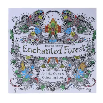 

New An Inky Treasure Hunt and Coloring Book By Johanna Basford