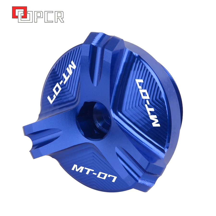 Масляный наполнитель для мотоцикла CNC заглушка Yamaha Φ MT07 Tracer FZ07 2014 2017 2018|Накладки и