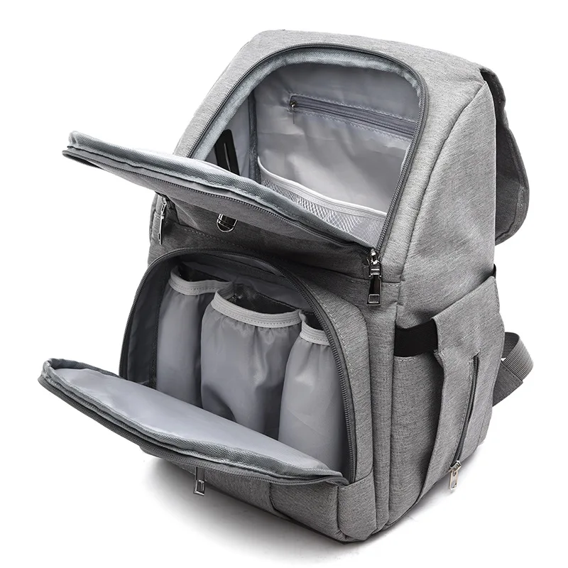 

Mummy Bag 2 pcs Set Maternity Backpack Large Capacity Nappy Bags for Baby Care Waterproof