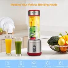 Cordless Electric Fruit Juicer Wireless Rechargeable Fruit Vegetable Mixing Blender Home Picnic Camping Juice Smoothies Maker 31