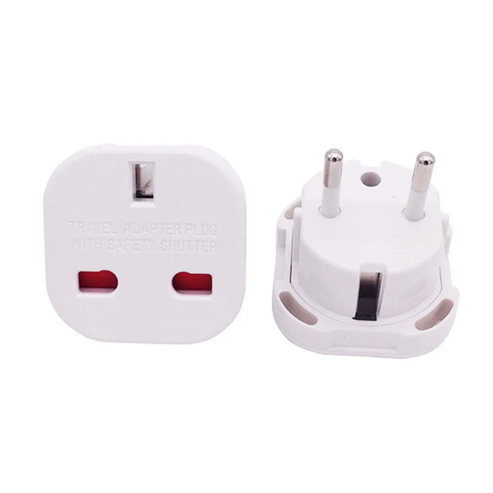 

Uk To Eu Plug European Standard Adapter Eu Conversion Plug 9625 White Power Plug Socket Plug