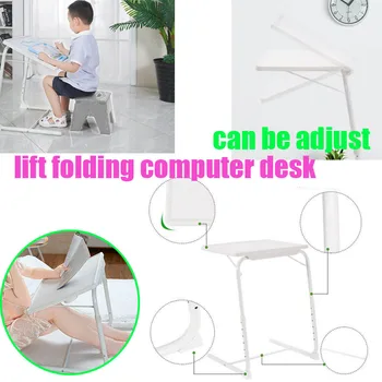 

Computer Table Adjustable Portable Laptop Desk Rotate Laptop Bed Table Can be Lifted Standing Desk