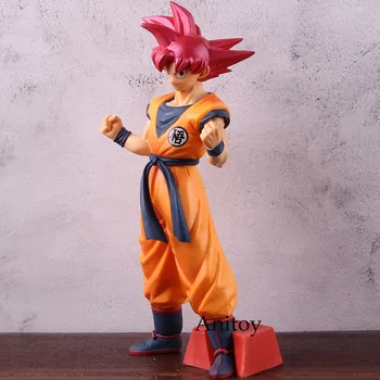 

Dragon Ball Super Choukokubuyuuden Super Saiyan Red Hair Gokou Anime God Son Goku Action Figure PVC Collectible Model Toy