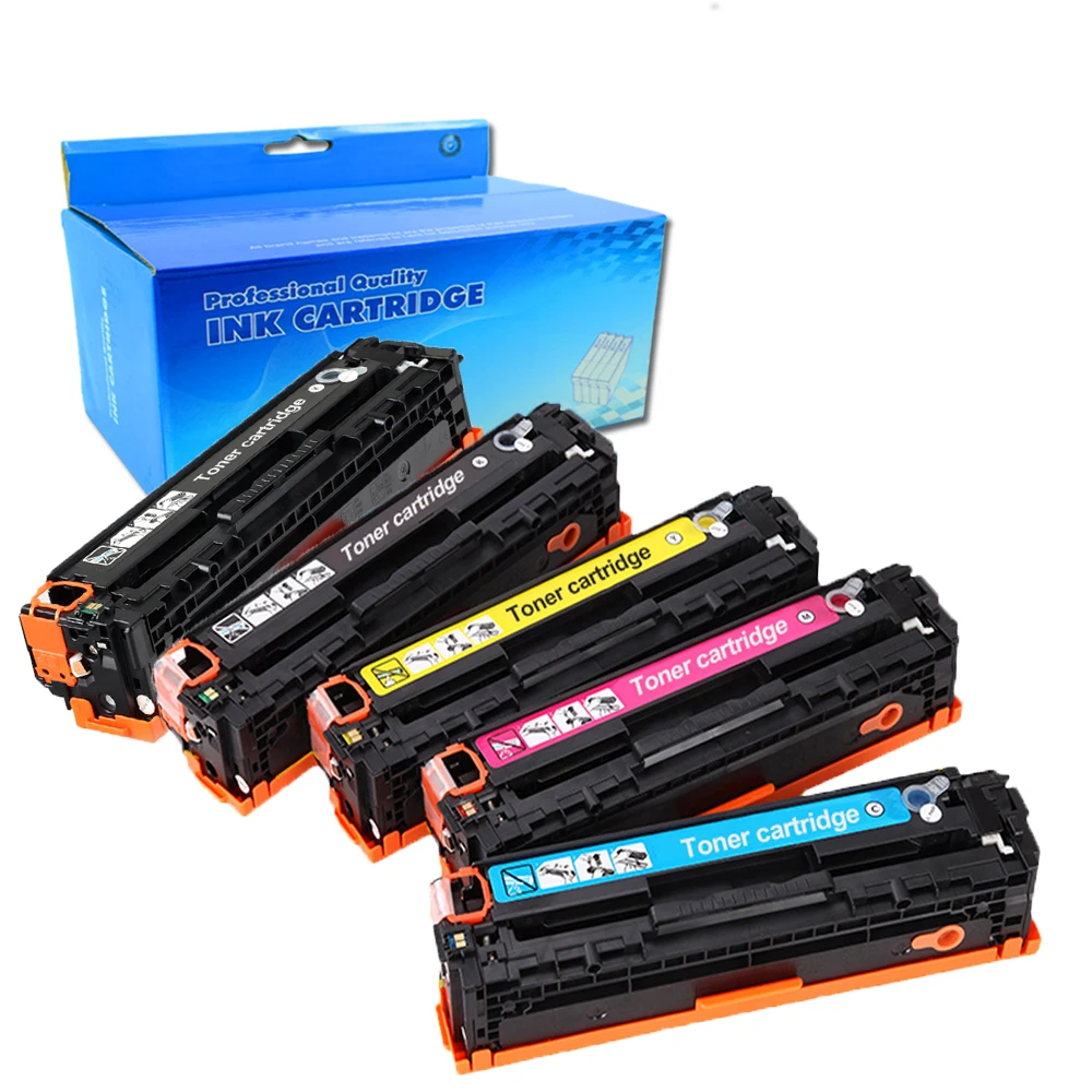2BK 3C Совместимость 131X 131A CF210X CF210A CF211A CF211A CF212A совместим с hp LaserJet M251nw M276nw, 128A CE320A CP1525n CP1525nw - Цвет: 2BK 3C
