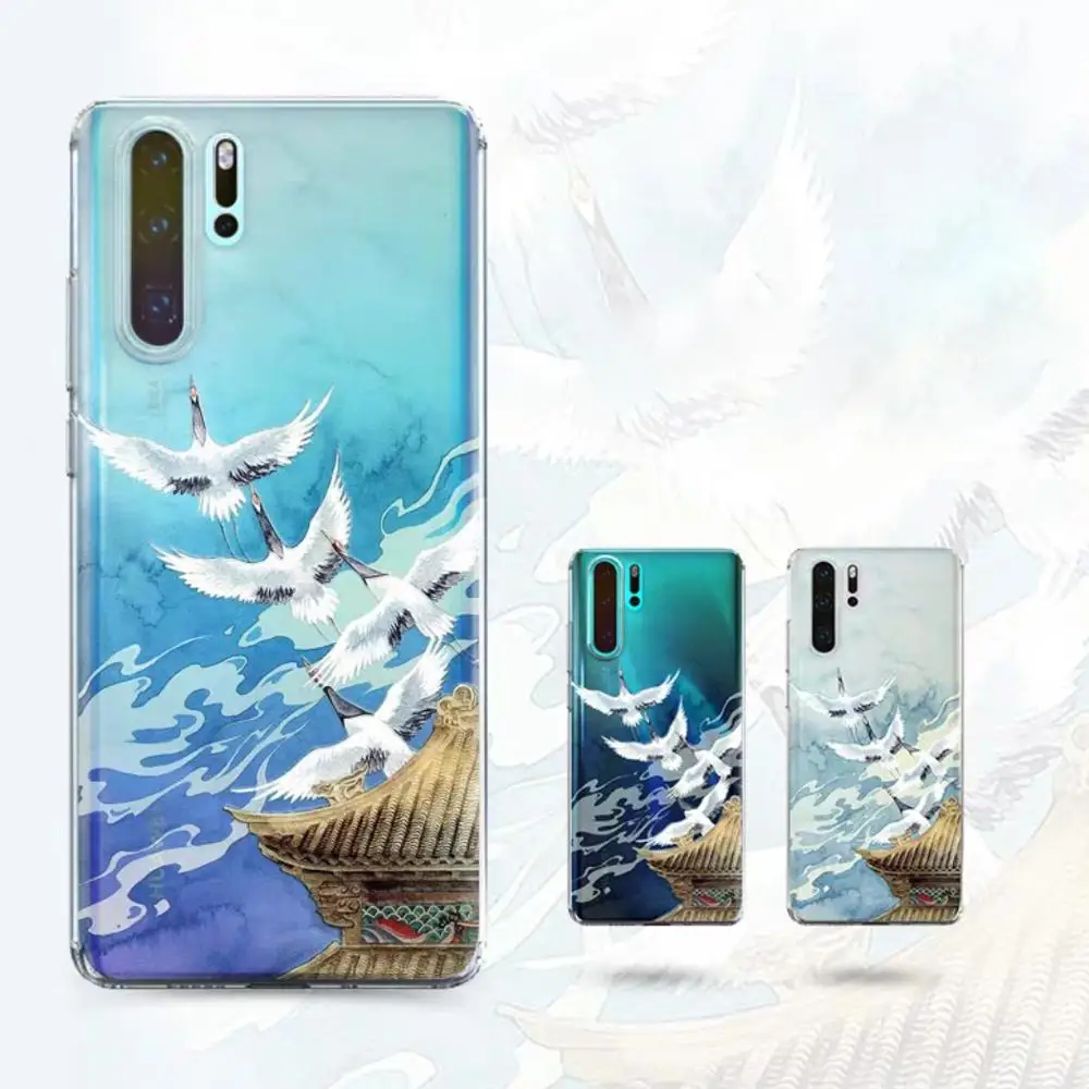 Винтажный 3d мягкий чехол для Huawei P20 P30 Lite Funda Pro прозрачный |