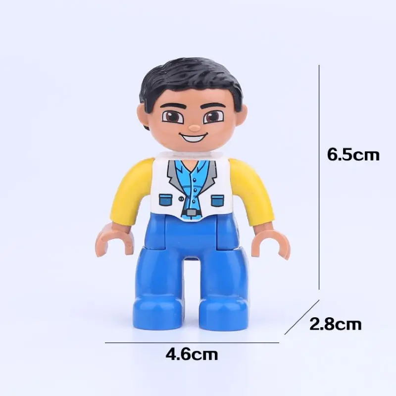 Игрушки Хобби Legoing Duplo городской набор блок фермер Доктор Медсестры клоун атлет