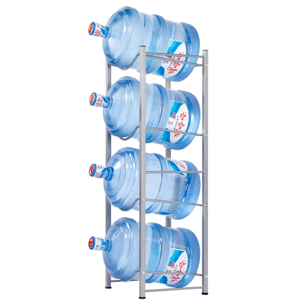 

5 Gallon Water Cooler Jug Rack,Water Bottle Storage Rack,Detachable Heavy Duty Water Bottle Storage Shelves Organizer Cabby Rack