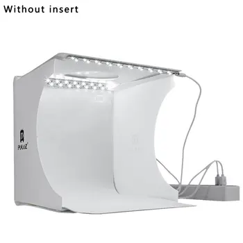 

Folding Studio Cake Photo Soft Box Mini Product LED Fill Light Simple White Warm Dimming USB Live Broadcasting