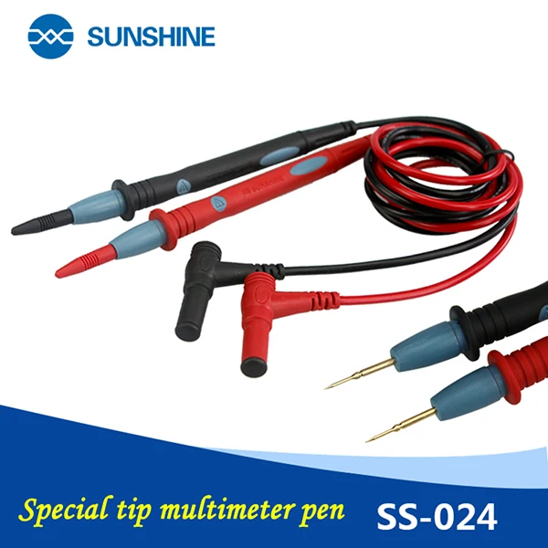 SS-024 SUNSHINE SS-024 прецизионный мультиметр ручка, класс безопасности 1000V 20A высокоточная супер-заостренная ручка, супер-заостренный мультиметр - Цвет: SS-024