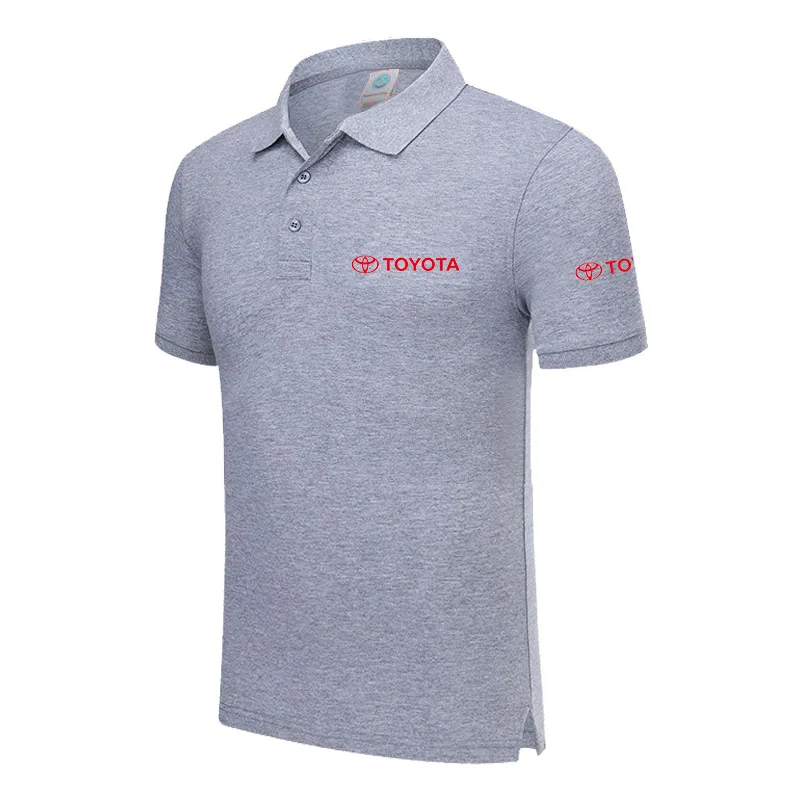 Мужская рубашка поло Toyota для мужчин Desiger Polo мужская рубашка с коротким рукавом Одежда jerseyssic мужские брендовые рубашки поло - Цвет: 9