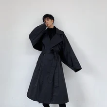 Koren, Мужской и Женский Тренч в стиле стимпанк, длинное пальто, большие размеры, классические толстовки с капюшоном, верхняя одежда и пальто, Moletom Gabardina Hombre Larga