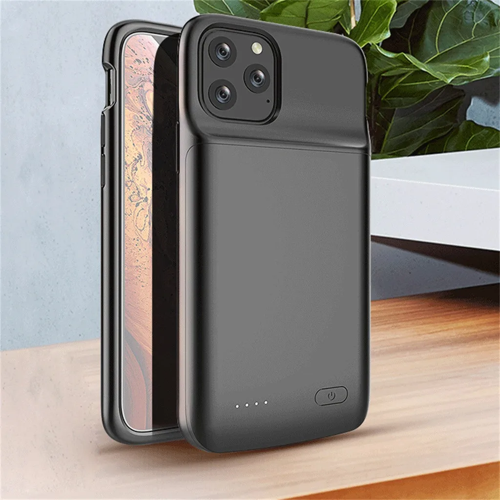 Новый Для iphone 11 Pro 4800mAh Чехол дополнительный аккумулятор телефон банк питания
