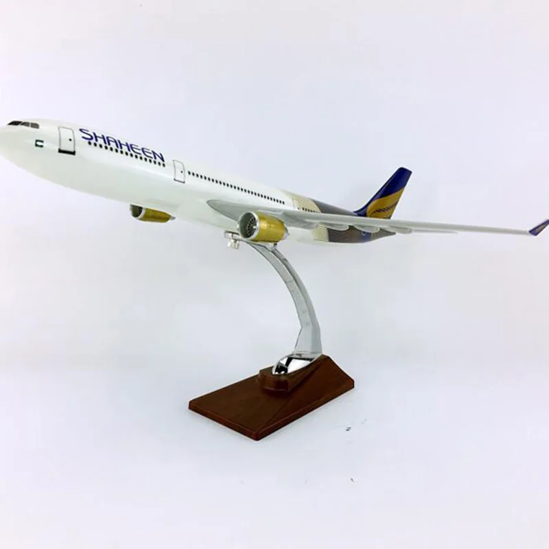 40 см масштаб 1: 172 Airbus A330-300 модель Pakistan SHAHEEN airlines с базовым сплавом самолет Коллекционная модель дисплея игрушки