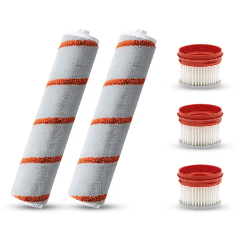 

5PCS Roller Brushes Filter Replacements for Xiaomi Dreame V9 Cordless Handheld Vacuum Cleaner