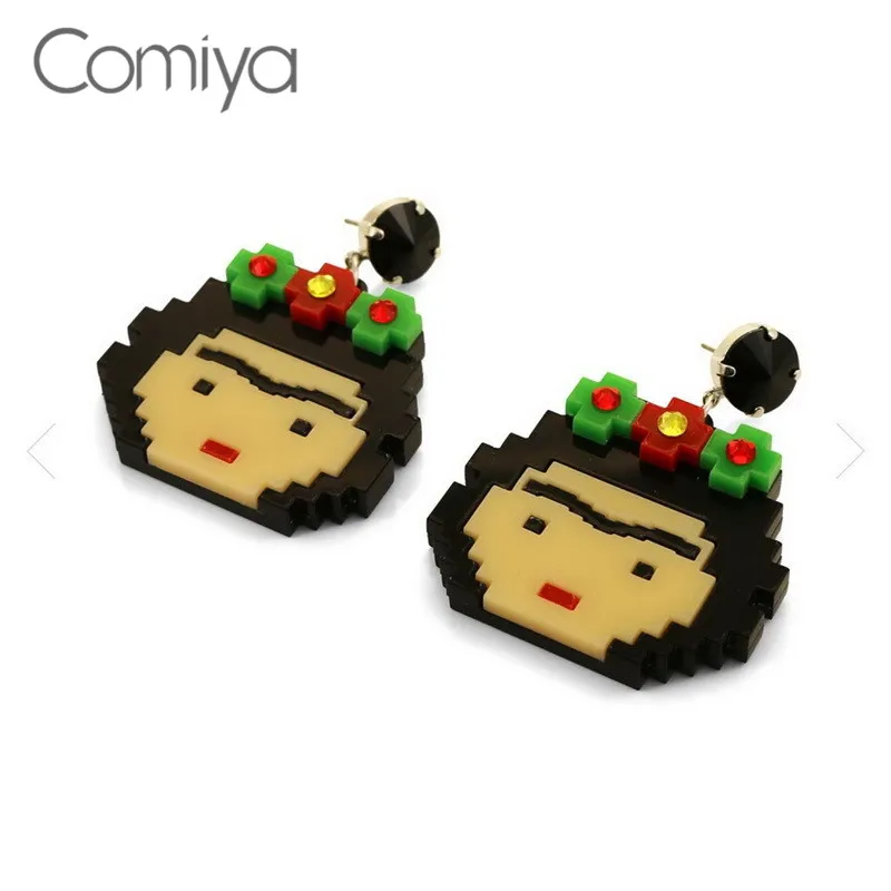 Висячие серьги Comiya для женщин и девушек акриловые с подвесками модные ювелирные