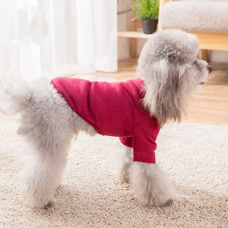 

Small Puppy Dog Clothes Two Feet Clothes Dog Sweater Multi Colors Pet Clothing Fashion Autumn and Winter Clothes for Small Dogs